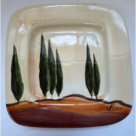 Castello Banti / hand painted / Artist signed/ trinket / decorative wall plate - Picture 4 of 9